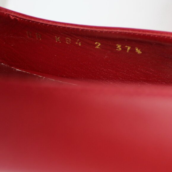 NEW VALENTINO GARAVANI Rockstud Fringed Leather Loafers, EU 37.5 Red, New in Box - Picture 10 of 16